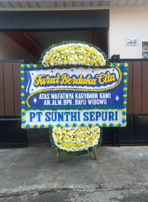 Papan Bunga Duka di Dungingi